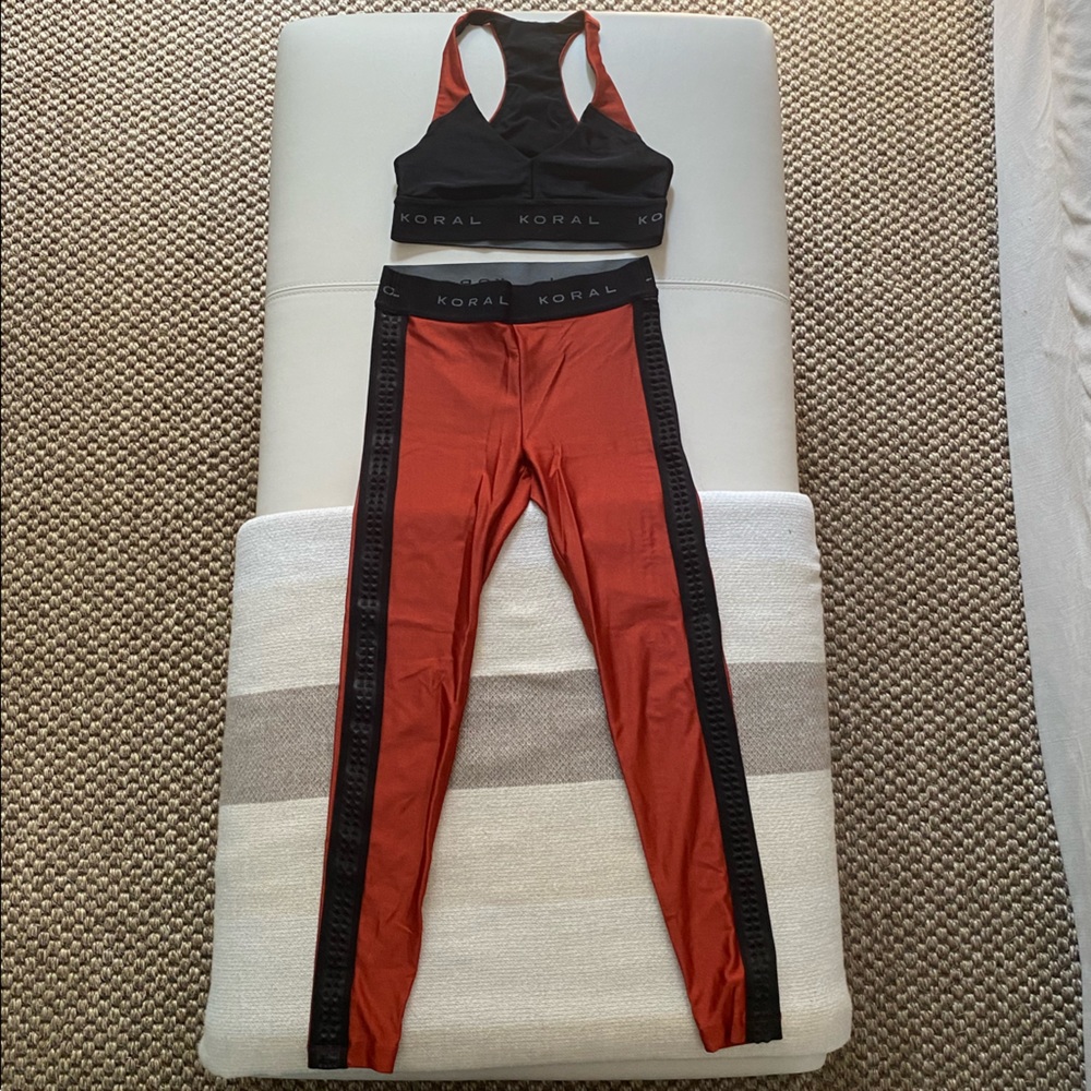 Koral matching workout set